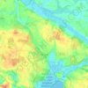 Dargun topographic map, elevation, terrain