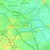 Phan Đình Phùng Ward topographic map, elevation, terrain