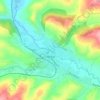 Svrljig topographic map, elevation, terrain