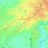 Pangenjurutengah topographic map, elevation, terrain