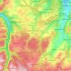 Karlsbad topographic map, elevation, terrain