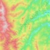 Slănic-Moldova topographic map, elevation, terrain