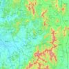 安城市 topographic map, elevation, terrain