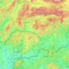 Región de Banská Bystrica topographic map, elevation, terrain