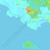 Simeulue Cut topographic map, elevation, terrain