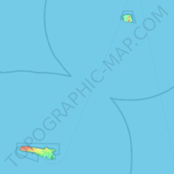 Lampedusa e Linosa topographic map, elevation, terrain