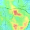 Orelia topographic map, elevation, terrain