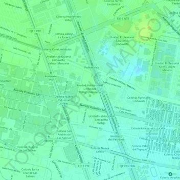 07755 topographic map, elevation, terrain