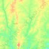 Mankono topographic map, elevation, terrain