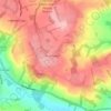 Burnhope topographic map, elevation, terrain