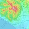 Follonica topographic map, elevation, terrain
