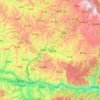 Qingshui County topographic map, elevation, terrain