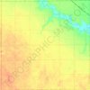 Liberty Grove Township topographic map, elevation, terrain