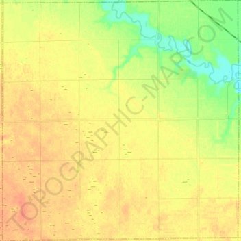 Liberty Grove Township topographic map, elevation, terrain