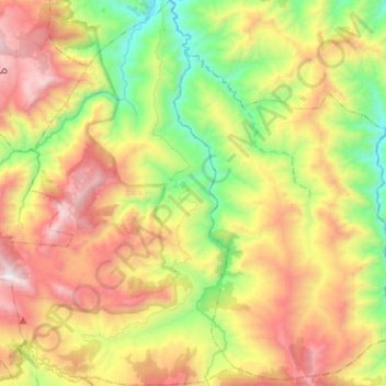 Bni Selmane topographic map, elevation, terrain