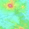 Lembah Seulawah topographic map, elevation, terrain