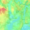 Pohnsdorf topographic map, elevation, terrain