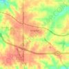 Knoxville topographic map, elevation, terrain