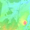 Talbot topographic map, elevation, terrain