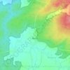 Bluluk topographic map, elevation, terrain