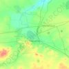 Kokshetau topographic map, elevation, terrain