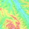 Carla-Bayle topographic map, elevation, terrain