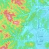 Moganshan topographic map, elevation, terrain