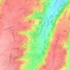 Ponson-Debat-Pouts topographic map, elevation, terrain