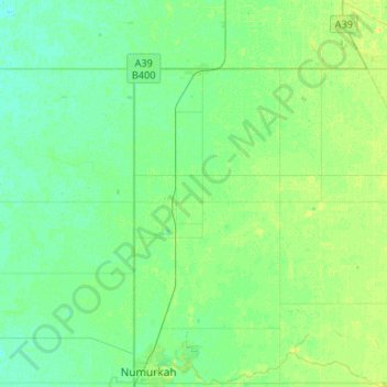 Katunga topographic map, elevation, terrain