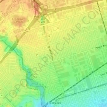 Alderwood topographic map, elevation, terrain