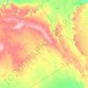 Djanet topographic map, elevation, terrain