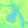 Stump Lake topographic map, elevation, terrain