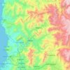 Provincia de Petorca topographic map, elevation, terrain