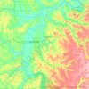 Hardin County topographic map, elevation, terrain