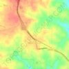 Heath Springs topographic map, elevation, terrain