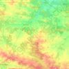 Turiisk Settlement Hromada topographic map, elevation, terrain