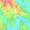 Fléac topographic map, elevation, terrain