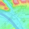 Danville topographic map, elevation, terrain