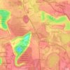 Neukieritzsch topographic map, elevation, terrain