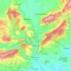 Aymestrey topographic map, elevation, terrain