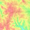 Ellisville topographic map, elevation, terrain