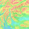 Parc national du Loch Lomond et des Trossachs topographic map, elevation, terrain
