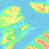 Hareid topographic map, elevation, terrain