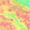 Armenia topographic map, elevation, terrain