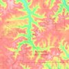 Norwich Township topographic map, elevation, terrain