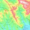 Gracen topographic map, elevation, terrain