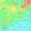 Eluru topographic map, elevation, terrain