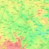 Tongnan District topographic map, elevation, terrain