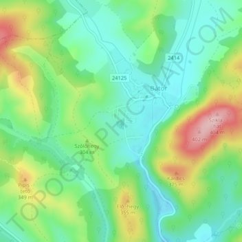 3336 topographic map, elevation, terrain