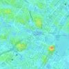 Singapore River topographic map, elevation, terrain